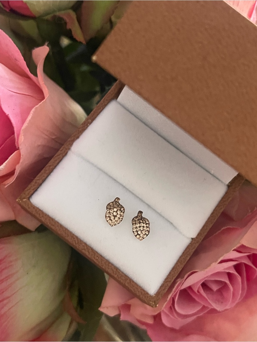 Origami Owl Swarovski crystal acorn charms